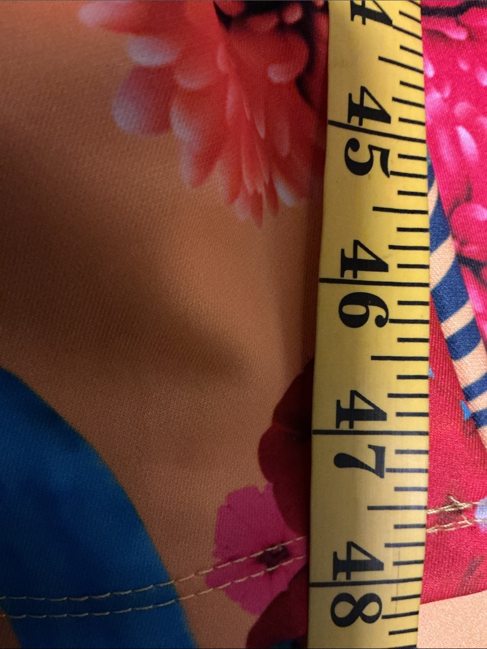 Queen Vibrant Floral Strapless Maxi Dress - Bold Orange & Multi Medium - Picture 8 of 8